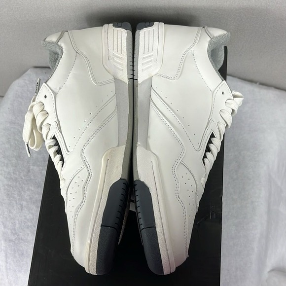 Prince Lace Up Leather Upper Sneakers  Womens Size 9-9.5 White FST838 NWT - Picture 4 of 10